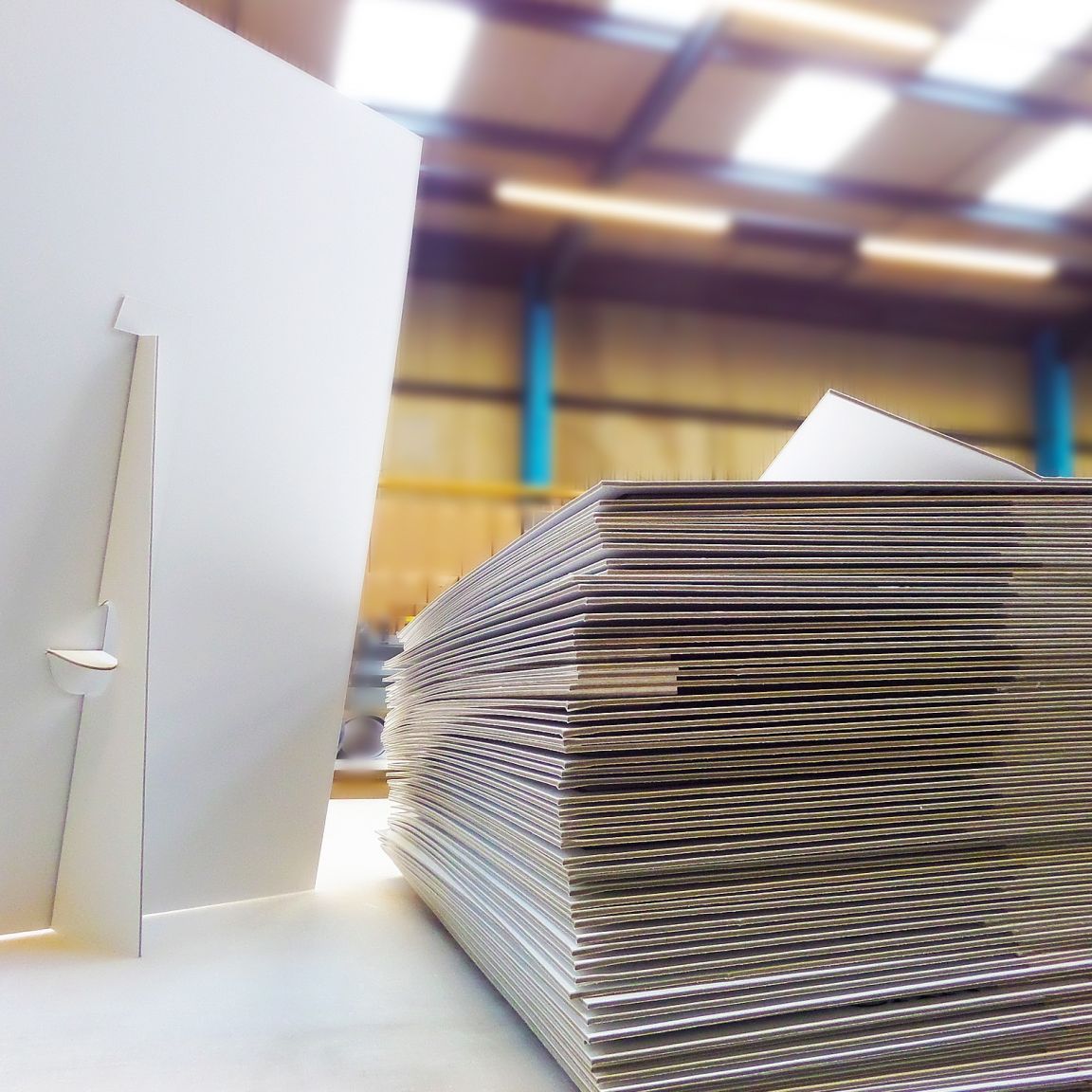 A2 strut cards on 2mm display card