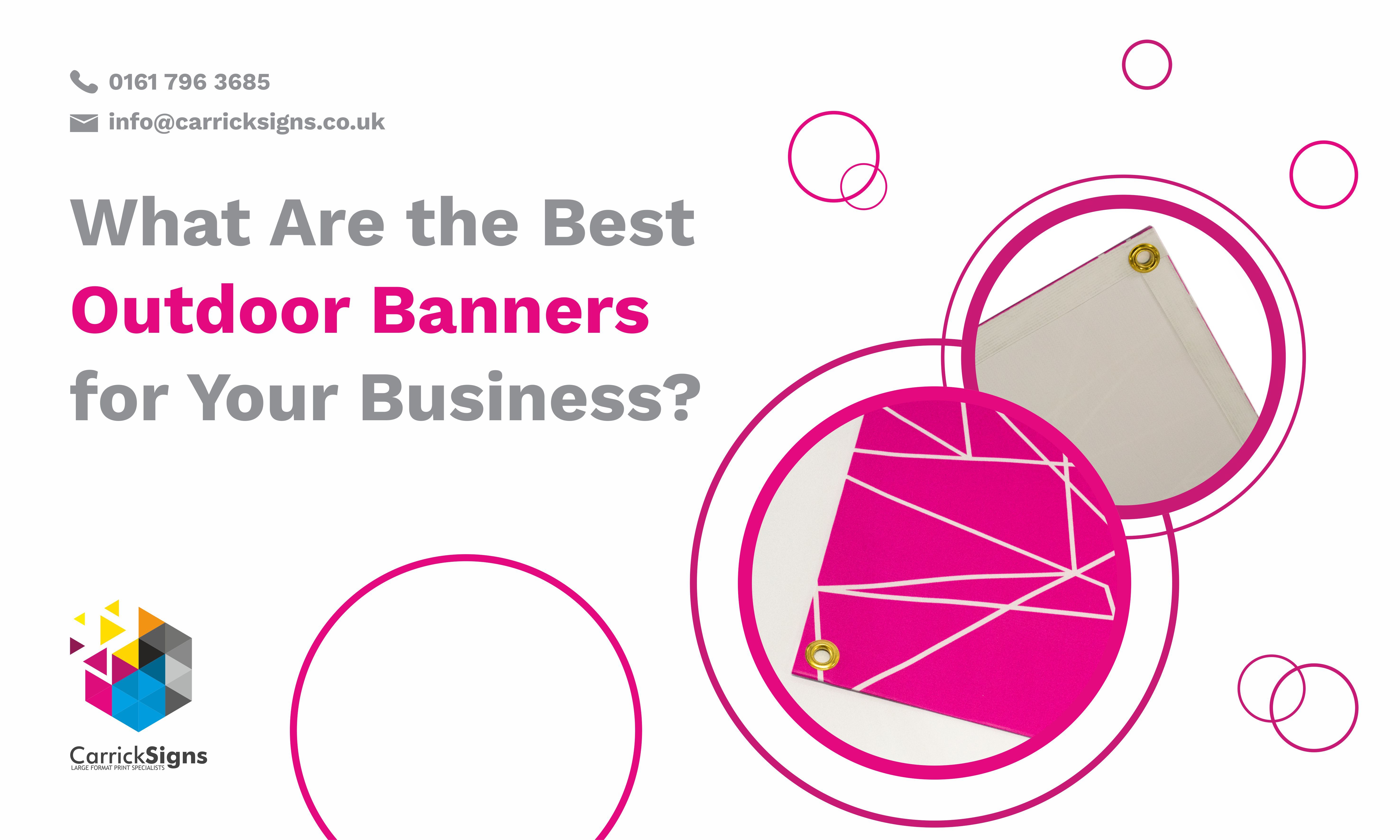 What are the best outdoor banners for your business?